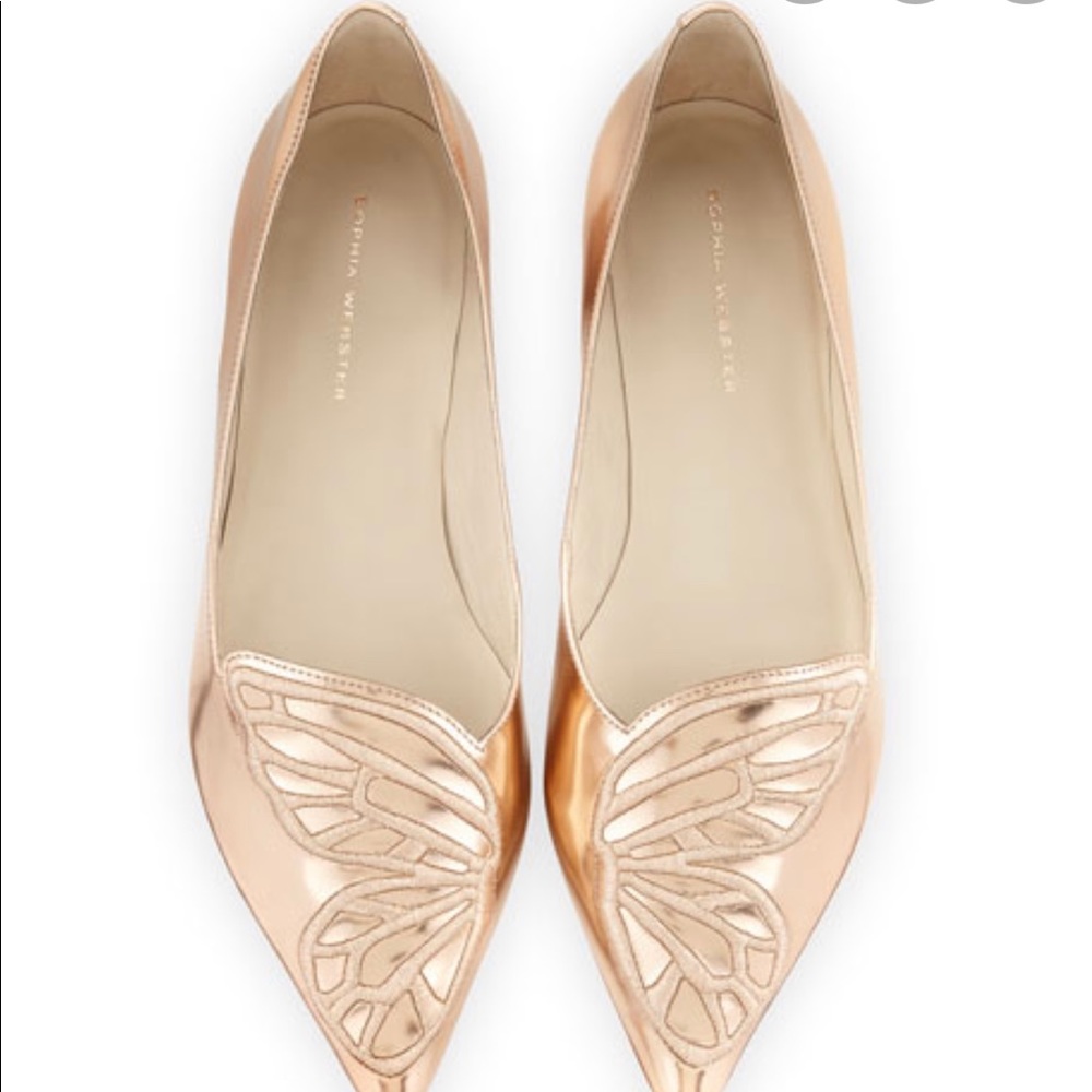 Sophia Webster Flat Gold EU 37 *MINT*